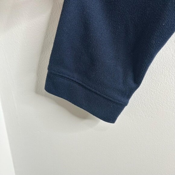Rhone Commuter1/4 Zip Sweater Mens XL Blue Knit Pullover Mock Neck Athleisure - Picture 3 of 8